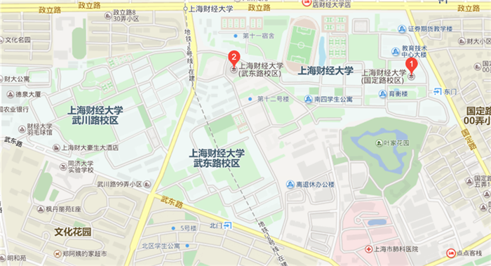 上海财经大学学校地图